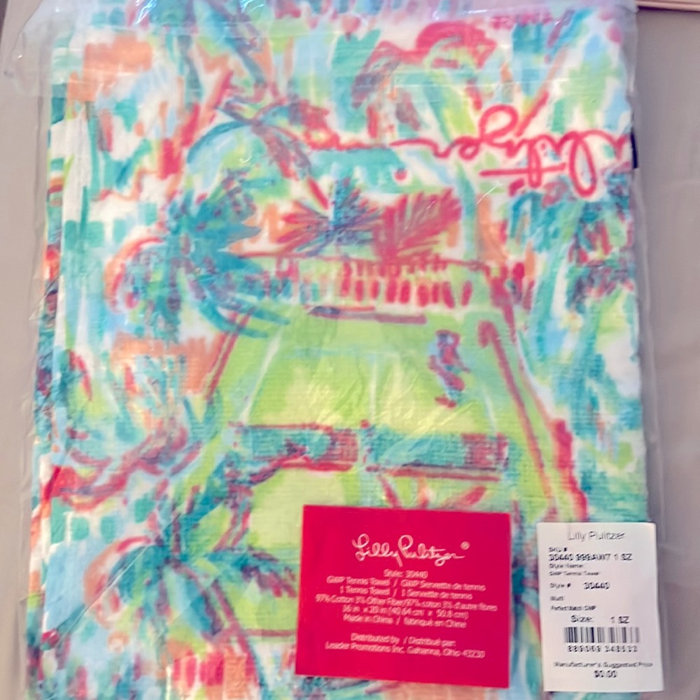 Perfect match 🎾 tennis towel NWT lilly Pulitzer